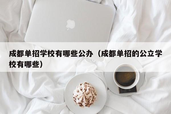 成都单招学校有哪些公办(成都单招的公立学校有哪些)