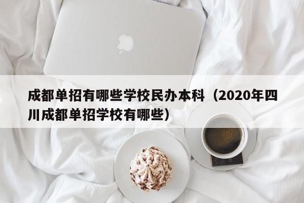成都单招有哪些学校民办本科(2020年四川成都单招学校有哪些)