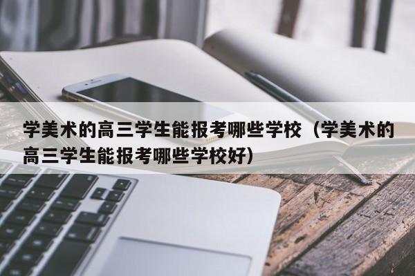 学美术的高三学生能报考哪些学校(学美术的高三学生能报考哪些学校好)